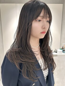 テクネ 天神大名(techne) 天神大名今泉ロングレイヤー韓国風くびれ巻き髪小顔透明感ヘア