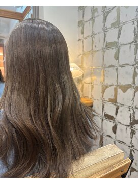 ジル フラン 吉田店(JILL franc) オリーブカラー1/17レイヤーカット