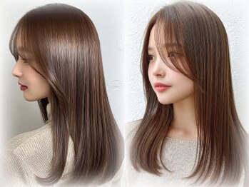 ペスカ 札幌南平岸店(pesca)の写真/【髪質改善ストレート♪】プラチナ縮毛矯正+カット+選べるTr￥14800。プチプラなのに期待以上★