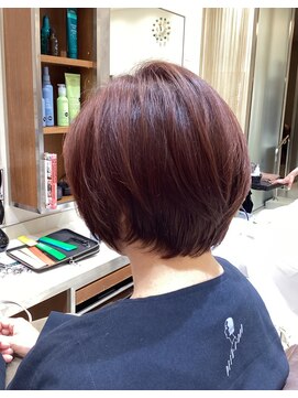 ピークアブー アヴェダ アトレ恵比寿(PEEK-A-BOO AVEDA) グラデーションボブオレンジブラウン