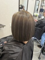 バセット バイ アルター 鎌取店(basset by aL-ter)&nbsp;着物ヘア/大人ガーリー/ダークアッシュ/似合わせカット/鎌取