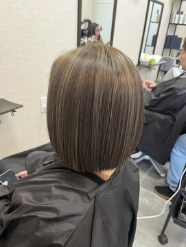 バセット バイ アルター 鎌取店(basset by aL-ter) 着物ヘア/大人ガーリー/ダークアッシュ/似合わせカット/鎌取