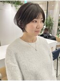 まとまる朝楽ショートボブ 30代40代人気スタイル