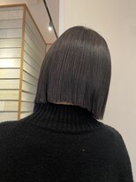 ラボヌールヘアーレーヴ 池袋店(La Bonheur hair reve)&nbsp;【池田】切りっぱなしボブ/高発色カラー/ブルーアッシュ
