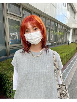 シゼン(SHIZEN) レイヤーウルフ×オレンジヘア
