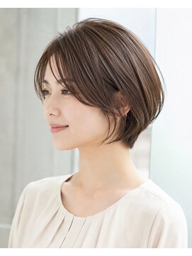 ハピア(HAPPIA) 小顔見え◎柔らかなくびれショートボブ
