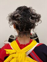 ヘアメイク ポルテ(HAIR MAKE PORTE)&nbsp;ツインお団子へア