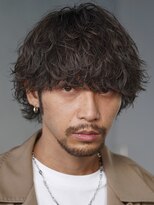 フィフス 大分(fifth)&nbsp;大分シャドウパーマメンズカットラウンドマッシュツーブロック