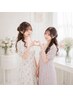 【10時~ ペア・団体割】 友達と一緒で可愛さ2倍☆推し活・ライブヘアセット