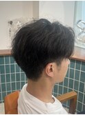 波巻きツイストスパイラル/リバースセンターパート/松戸