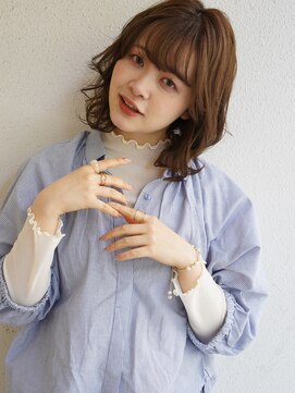 ブゾン(buZon) 【buZonブゾン】　切りっぱなしｘショコラブラウン