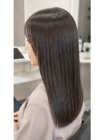 ヘアアトリエ ナイン(hair atelier nine) ダークパープル/ナチュラルショート/夏のヘアアレンジ/福島市