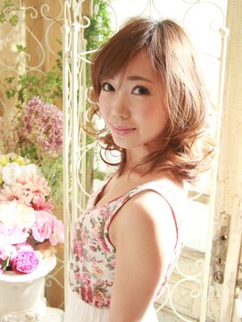 髪質改善と縮毛矯正の専門店 サンティエ(scintiller) 大人かわいいワンカールミディアム☆