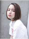 カジュアルボブ#前髪#イメチェン#ウェーブパーマ#こなれミディ