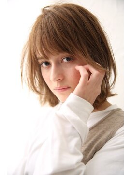 ネオリーブエクラ 上野御徒町店(Neolive eclat) ナチュラルレイヤーボブ　アースカラー