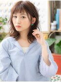大人かわいい重軽感♪くせ毛風無造作パーマa川口!