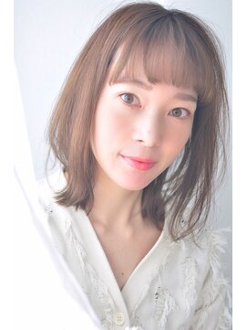 ジョンジョン(JOHN JOHN) 20代 30代 40代＜大人ナチュラル＞小顔ふんわりミディアムボブ