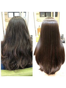 ヘアーグラン(Hair Gran.) 縮毛矯正施術例