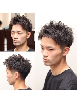 ヘアーアンドグルーミング ヨシザワインク(HAIR&GROOMING YOSHIZAWA Inc.) 【ヨシザワ人形町】30代40代くせ毛風アップバング