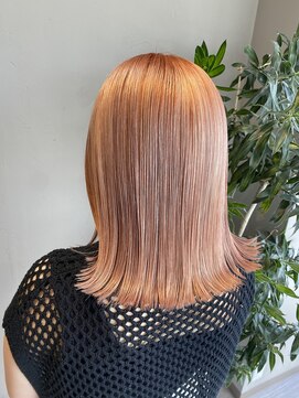 アリカ(arika) ホワイトオレンジ×艶髪