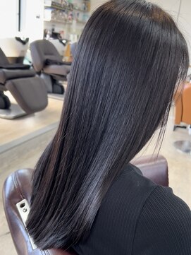 リシャルム 新保店(Re charme) ［Re Charme/近藤恭輔］黒髪艶感ロングスタイル