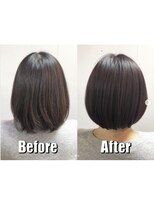 カミケン 方木田店(kamiken.)&nbsp;後ろ姿美人＊まとまる美髪ボブ【カミケン方木田店】