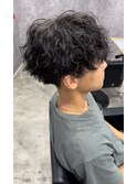 ツイスト ツイスパ ツイストスパイラル マッシュ パーマ