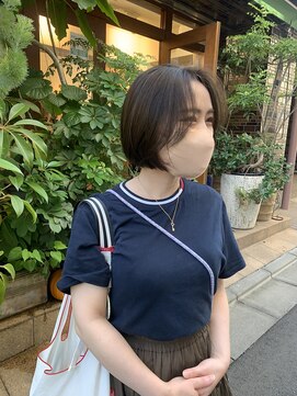 サン 白金台(SUN) 【ナチュラルボブヘア×マットベージュ】