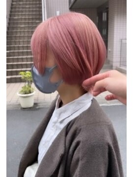 ロジッタ(ROJITHA) 【ROJITHA表参道原宿】ピンクベージュ×くびれショート