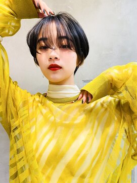 エイミー(Aimee) Aimee 町田　マッシュショート×地毛風カラー