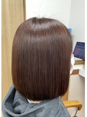 ナチュラルストレートボブ/イルミナカラー
