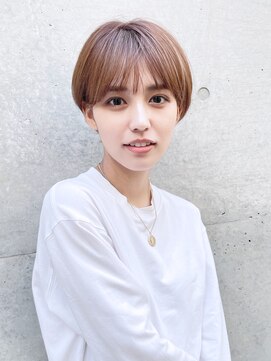 アルバム 渋谷パルコ(ALBUM) マッシュショート_チェリーブラウンフェミニンロング_58883