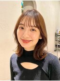 【Unami】池田 大人ミディアム『上品な顔まわり×くびれヘア』