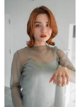 ベンジー 北上店(benji) 大人な外ハネミディアムボブ