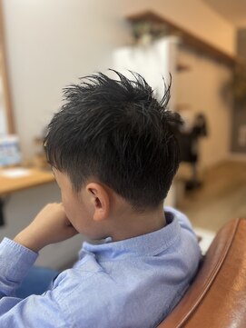 オダンゴヘアー(odango hair) kids cut