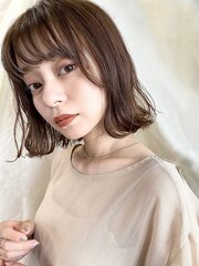 【20/30/40代】大人女性向け☆ナチュラルワンカールボブ