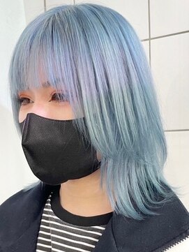 ウィコ 新宿(WICO) ペールブルー[新宿駅/イメチェン/レッドブラウン]