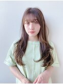ワンカールでオシャレに!大人カジュアルロングスタイル♪