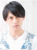 ビジネスシーンでも好感度大!七三分け束感ショートk名護大東
