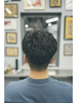 アイコン ブルー メンズ(I-CON #blue MEN'S) アップバングパーマ【池袋パーマ】