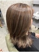 【白髪ぼかし】ハイライト×バイカルテトリートメント