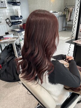 ヘアーアンドスパ フェリーチェ ミチ 野田屋町店(HAIR&SPA felice MICHI) 【feliceMICHI 豊田希美】ピンクブラウン