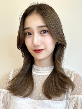 トリッカ シブヤ(TRICCA SHIBUYA) こなれミディ/顔周りレイヤー/くびれ巻き/イメチェン/2wayバング