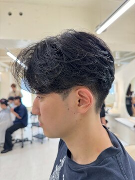 ニコ トウキョウ ヨコハマ(nico) メンズ/センターパート/ニュアンスパーマ