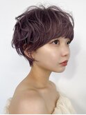 ふんわりパーマショート　熊本ショート　ruen  髪質改善