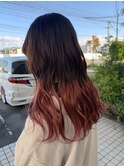 グラデーションピンク