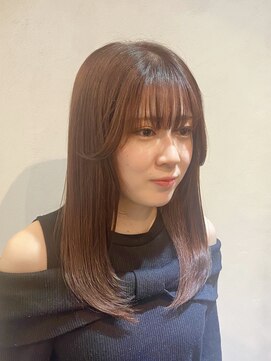 トワ(toi) ボルドーブラウン/暖色カラー/ブリーチなし/横浜/横浜駅