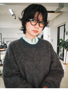 クード(cood) ショートウルフパーマ