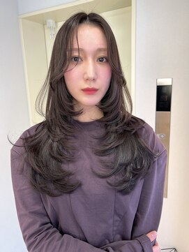 エイム(AiM) レイヤーカット/ハイレイヤー/ブルーブラック/透明感カラー