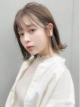 アグノス 青山(Agnos) 小顔 似合わせカット メルティーカラー ウェーブミディアム